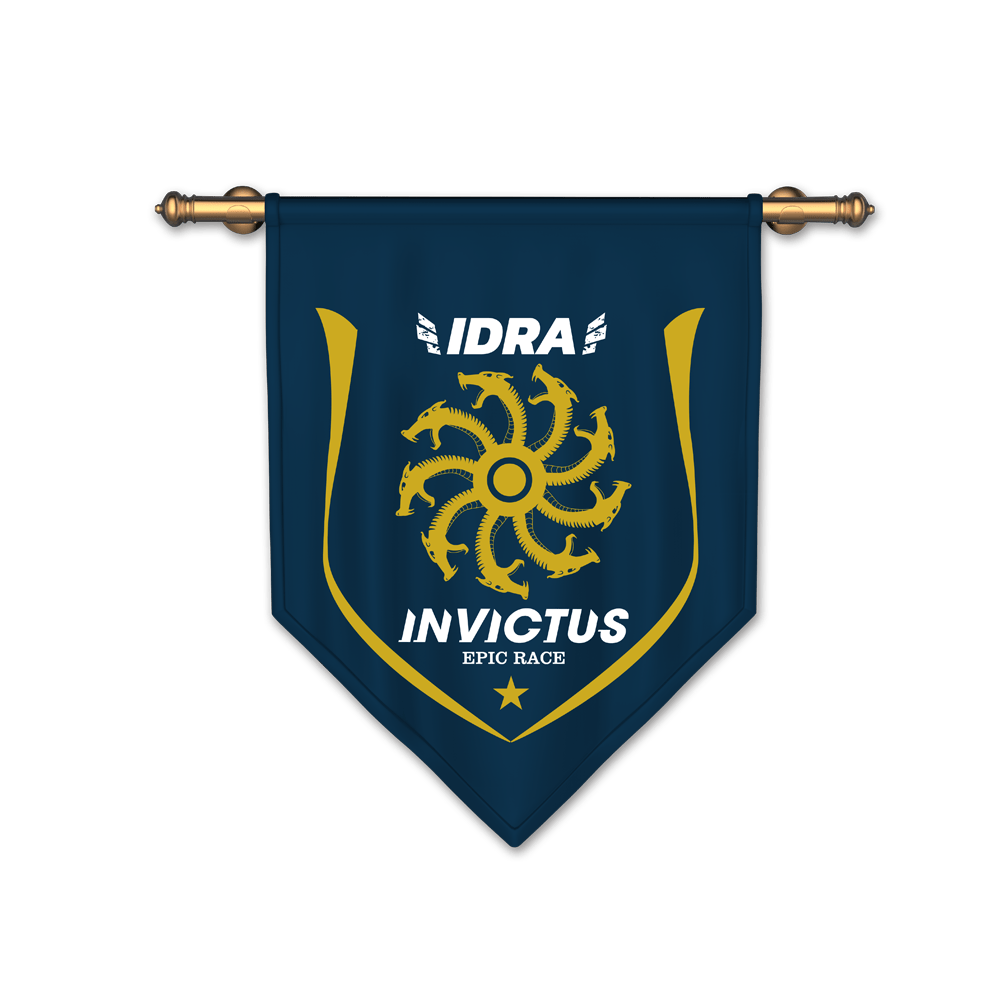 stendardo logo circuito idra della invictus epic race